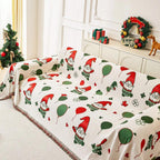 Festive Design Couch Cover with Thick Fabric for Gnome Theme