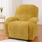Modern Slipcover for Recliner - Stretch Jacquard Fabric