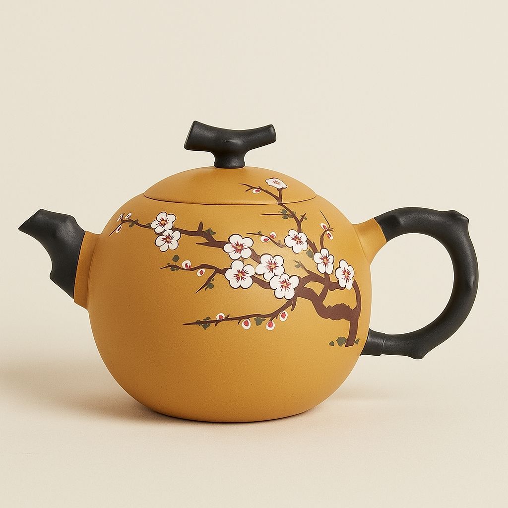 Artisan Crafted Purple Clay Tea Brewer