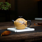 Artisan Crafted Purple Clay Tea Brewer