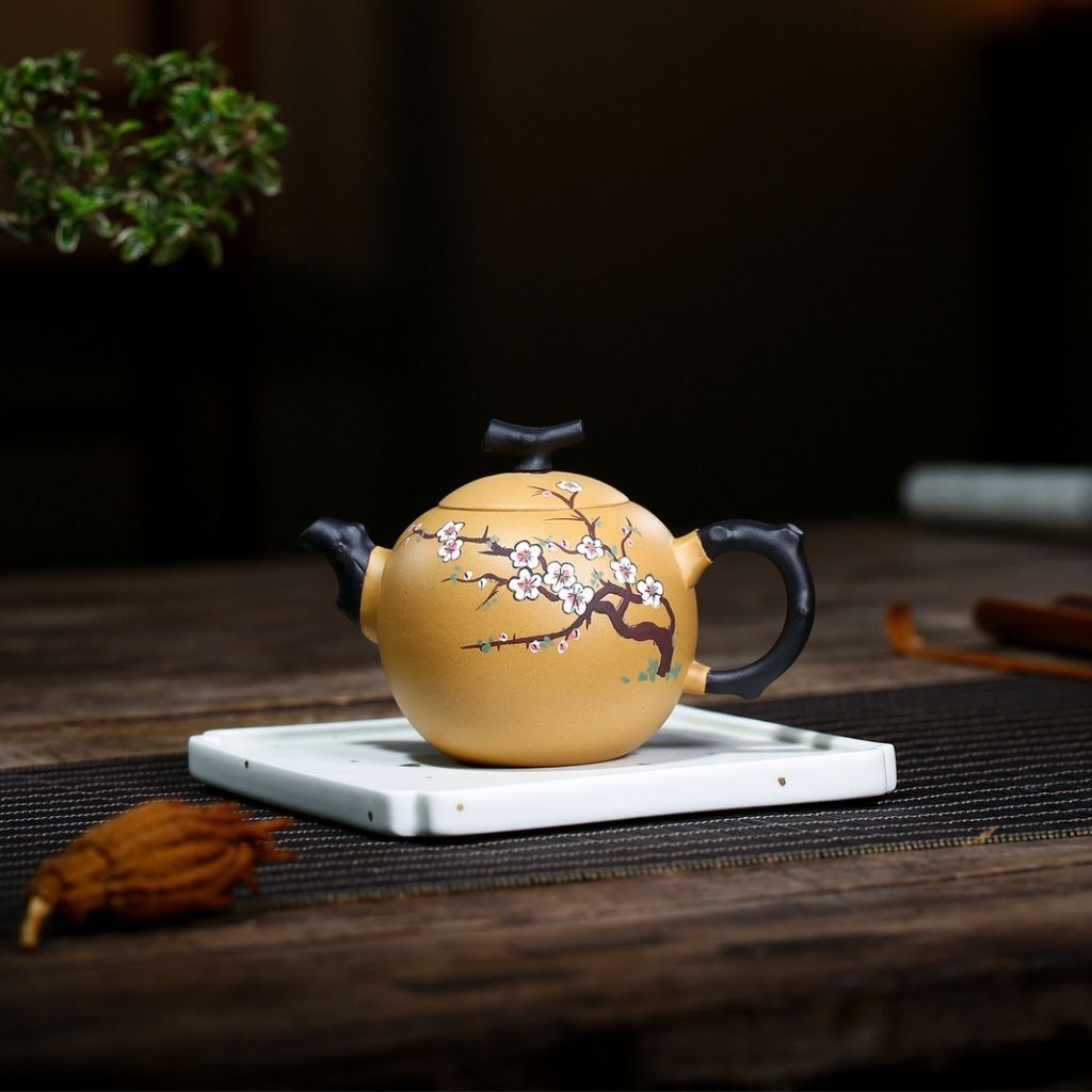 Artisan Crafted Purple Clay Tea Brewer