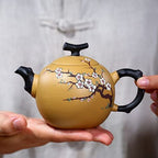 Artisan Crafted Purple Clay Tea Brewer