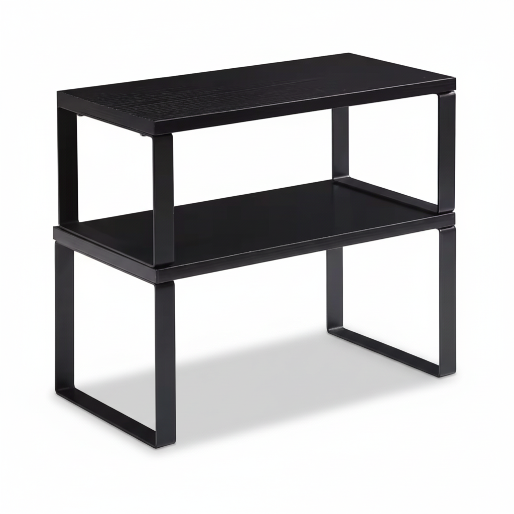Stackable Metal Racks for Kitchen Cabinet Storage Organizer