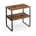 Stackable Metal Racks for Kitchen Cabinet Storage Organizer