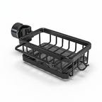 Aluminum Storage Basket for Kitchen Sink with Quick Drain Feature