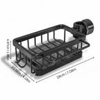 Aluminum Storage Basket for Kitchen Sink with Quick Drain Feature
