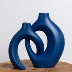 Intertwined Ceramic Vase for Flowers
