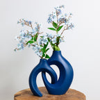 Intertwined Ceramic Vase for Flowers