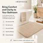 Luxurious Chenille Bathroom Mat for Ultimate Comfort
