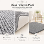 Luxurious Chenille Bathroom Mat for Ultimate Comfort