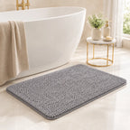 Luxurious Chenille Bathroom Mat for Ultimate Comfort