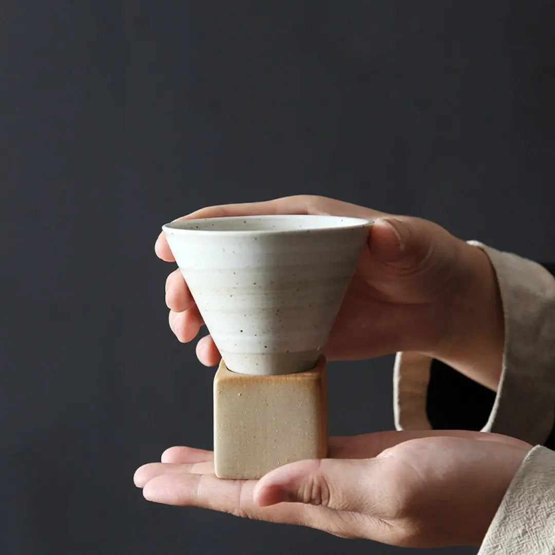 Artisan Cone-Shaped Espresso Mug Set