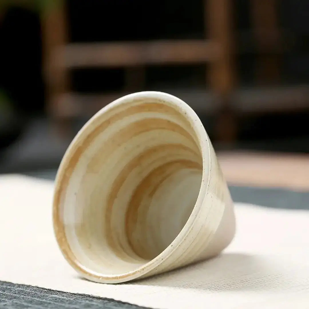 Artisan Cone-Shaped Espresso Mug Set