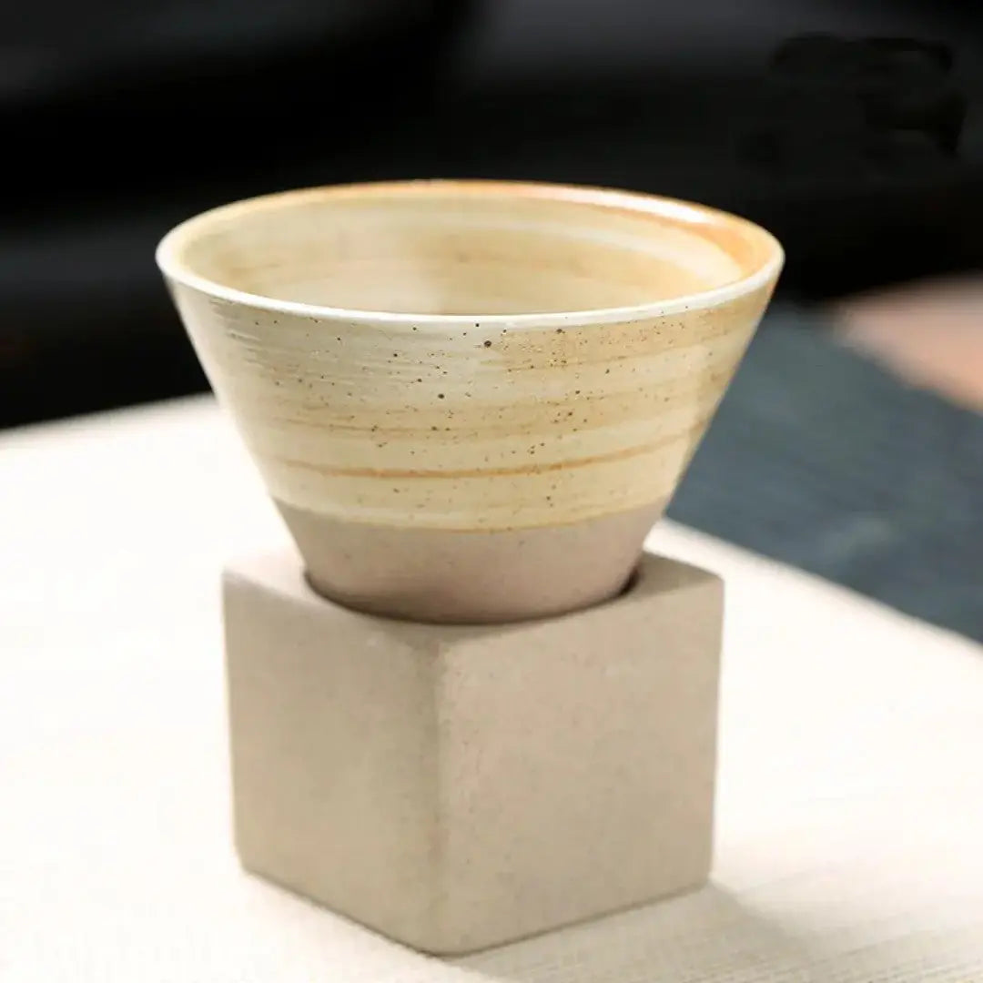 Artisan Cone-Shaped Espresso Mug Set