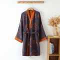 Unisex Kimono Bathrobe made of 100% Cotton Gauze
