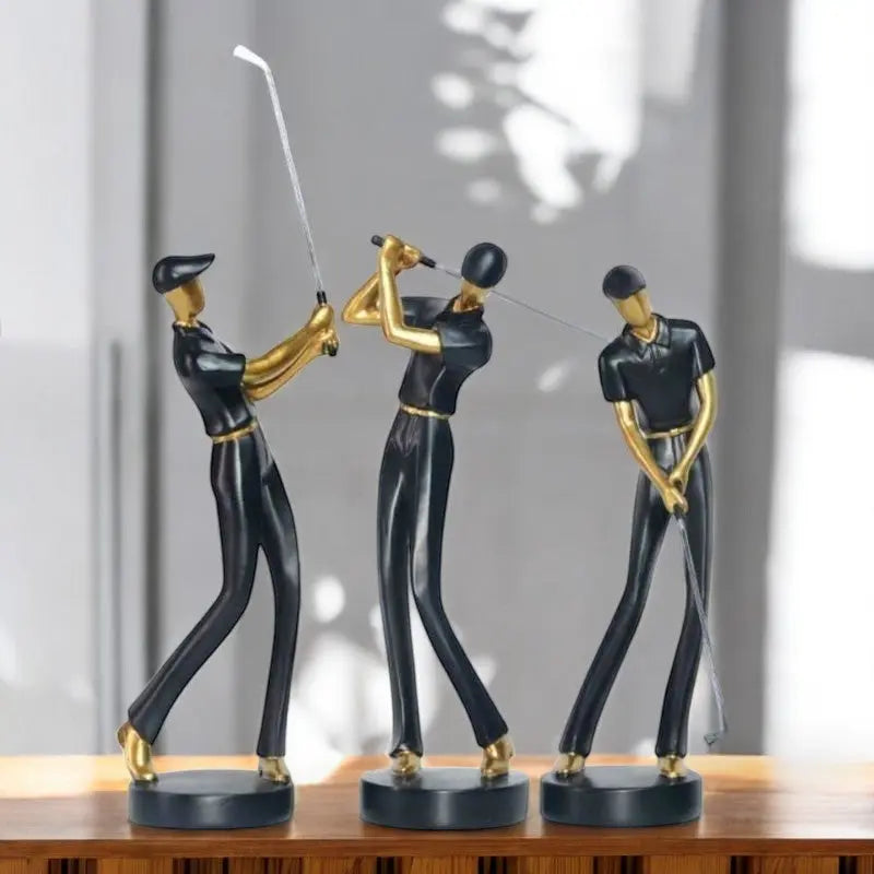 Artistic Golf Swing Statues for Home and Office