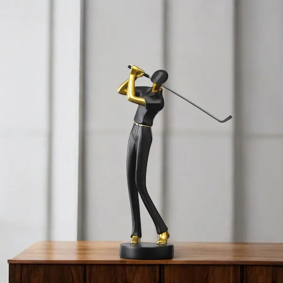Artistic Golf Swing Statues for Home and Office