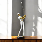 Artistic Golf Swing Statues for Home and Office