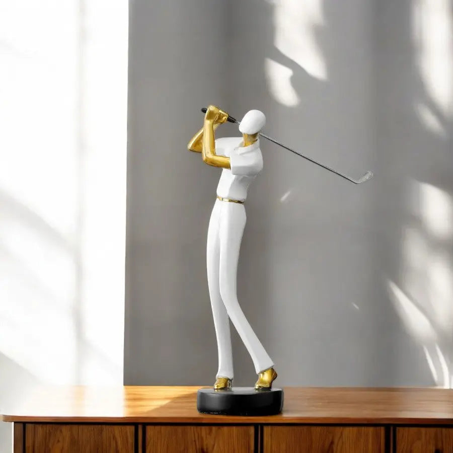 Artistic Golf Swing Statues for Home and Office