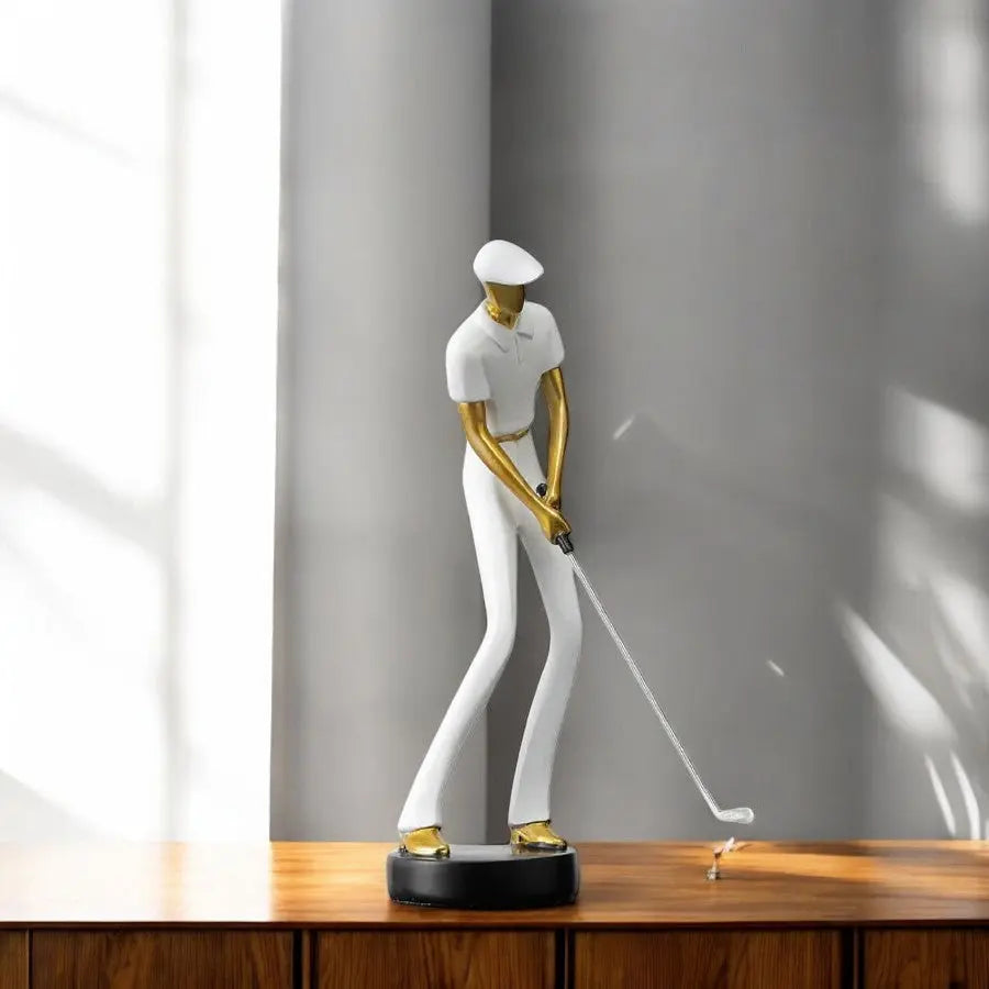 Artistic Golf Swing Statues for Home and Office