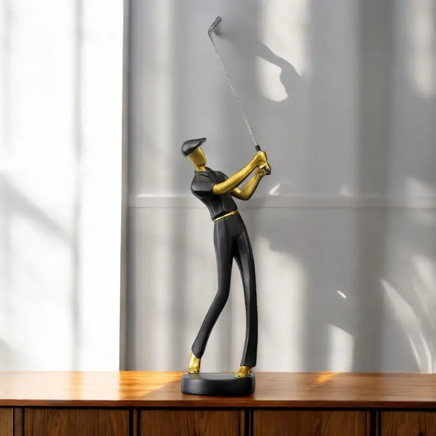 Artistic Golf Swing Statues for Home and Office