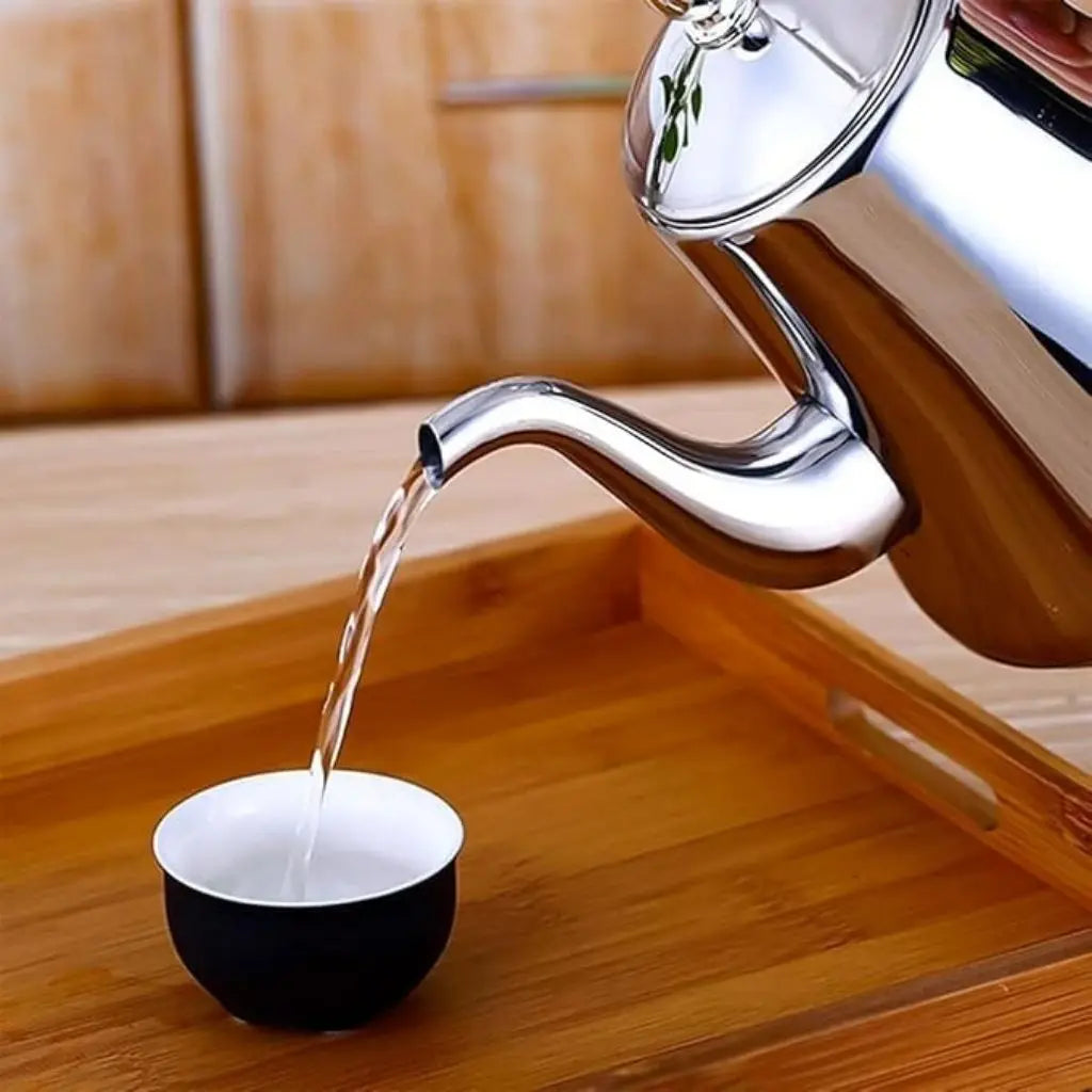 Sleek Stainless Steel Pour-Over Kettle for Perfect Brews