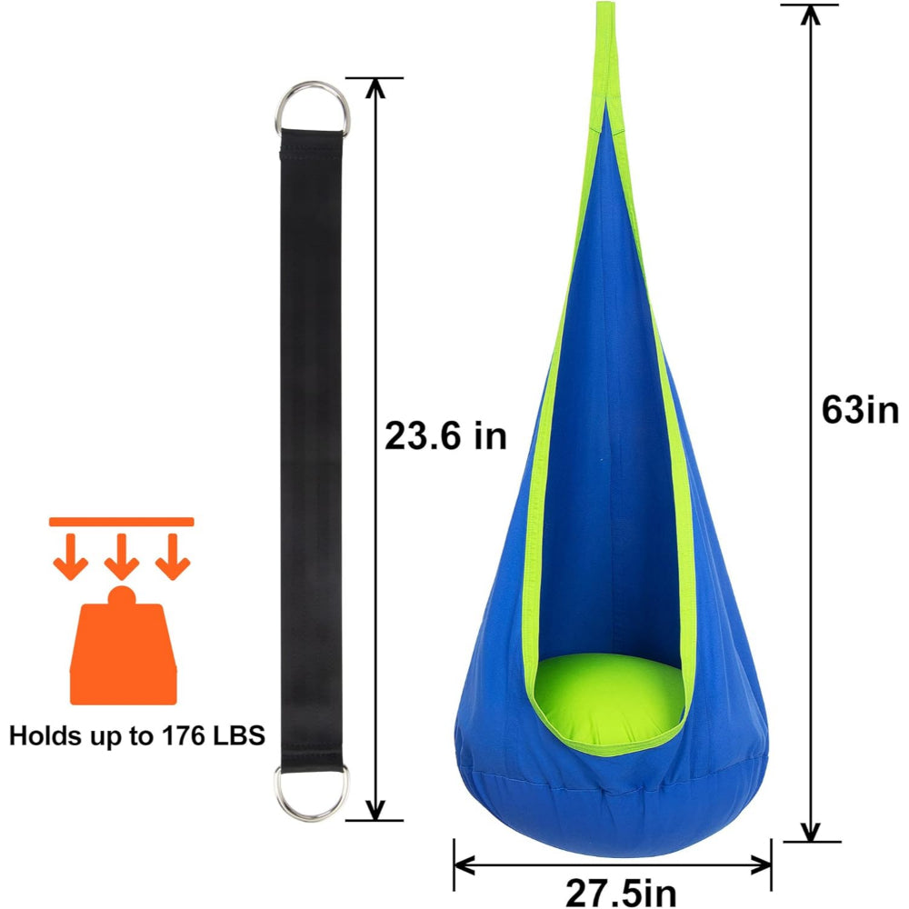 Hanging Seat for Kids - Sensory Pod Swing