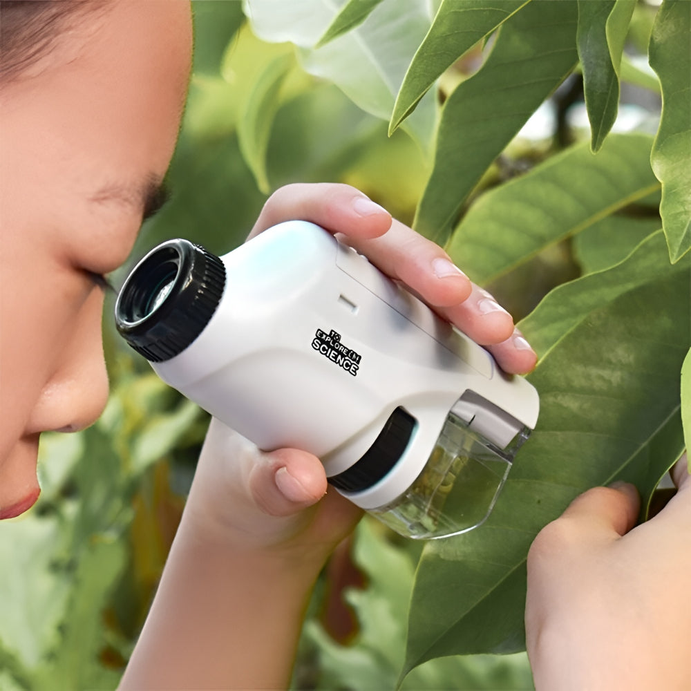 App-Compatible Handheld Pocket Microscope for Children