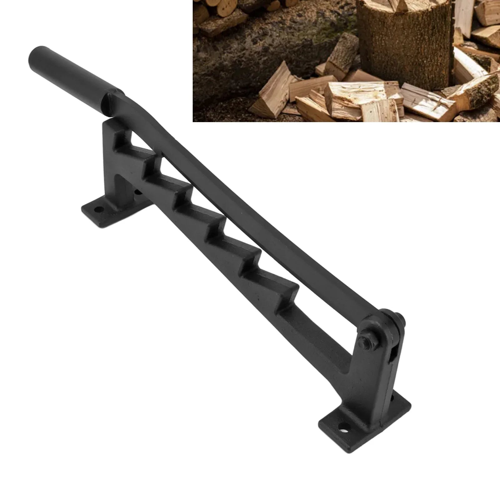 Wall-Mounted Kindling Splitter – High Carbon Steel Firewood Cutter