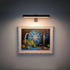 LED Wall Lamp with 360° Rotation and Adjustable Brightness