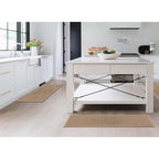 Non-Slip Rubber Backed Woven Mat for Kitchen Flooring
