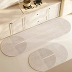 Striped Non-Slip Floor Runner for Kitchen – Absorbent Mat
