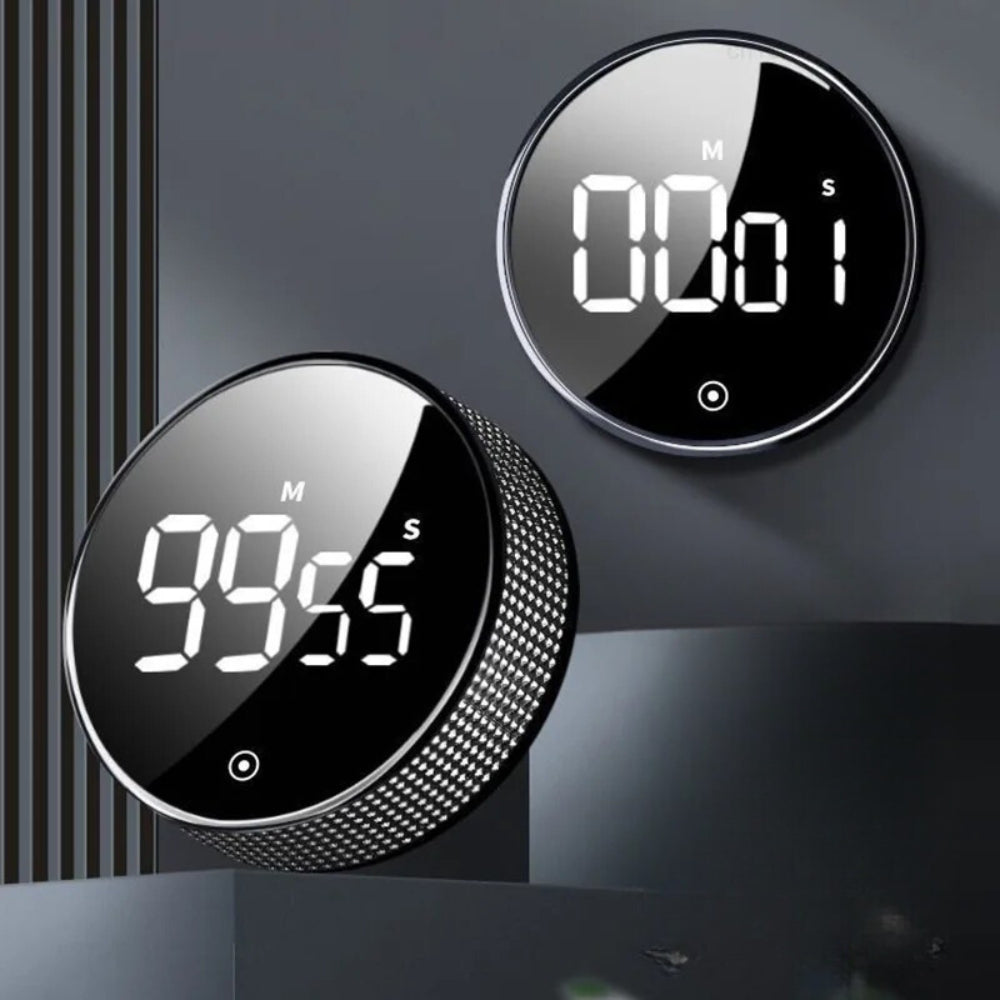 Magnetic Digital Cooking Timer with Countdown Function