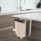 Foldable Plastic Bin for Cabinet - Hanging Kitchen Trash Container