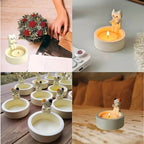 FelineFlare - Enchanting Cat Candle Holder