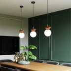 Japanese-Inspired Globe Pendant Light in Minimalist Design