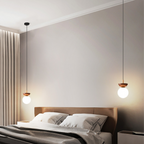 Japanese-Inspired Globe Pendant Light in Minimalist Design