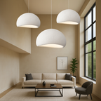 Dome Pendant Light in Minimalist Wabi-Sabi Style