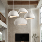 Dome Pendant Light in Minimalist Wabi-Sabi Style