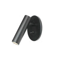Cylindrical Head Metal Wall Lamp for Reading - Adjustable Design