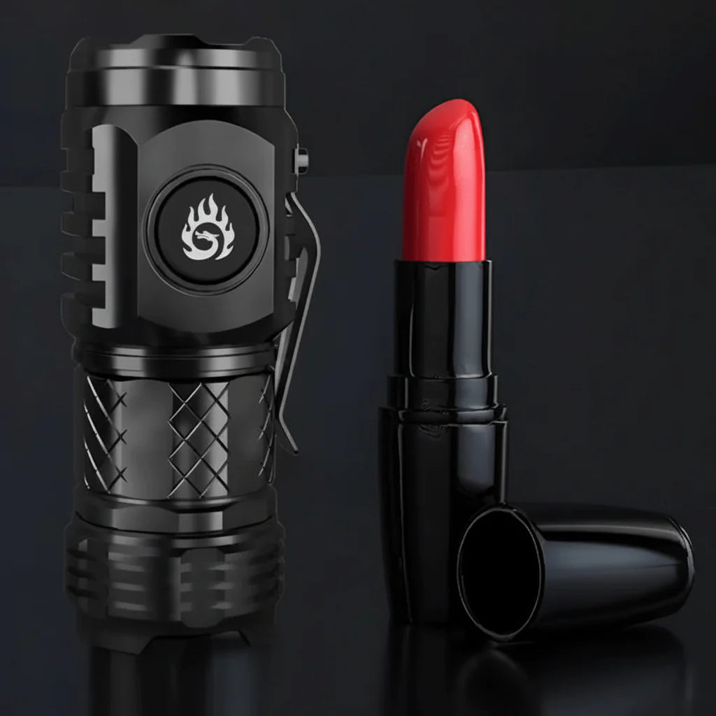 Compact LED Torch - Rechargeable, Waterproof Mini Flashlight