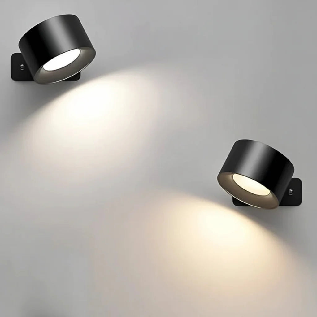 LED Night Lamp – Cordless Rotating Wall Light