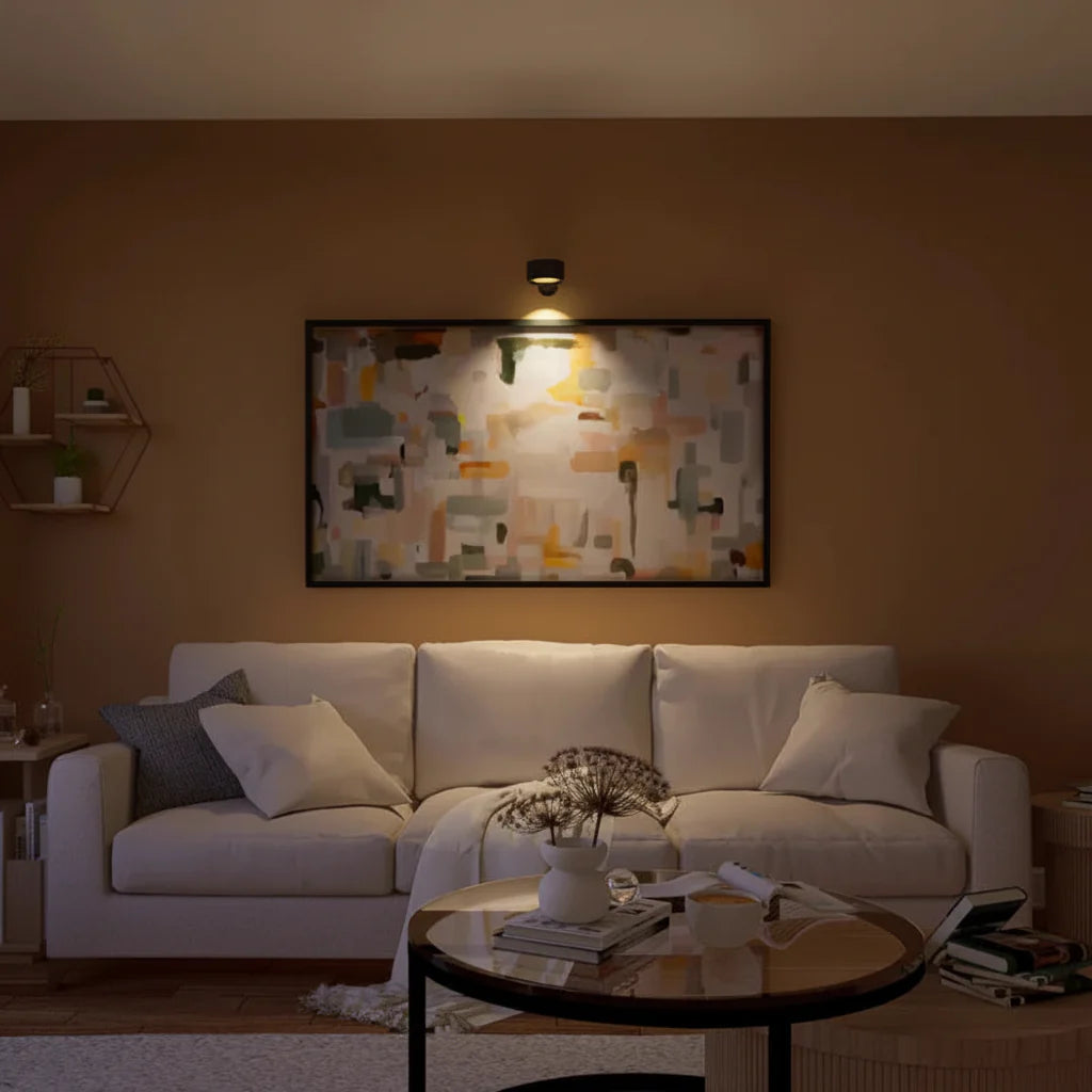 LED Night Lamp – Cordless Rotating Wall Light
