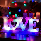 Battery Operated Heart Shaped LED Wall Light - Valentine's Day Decor