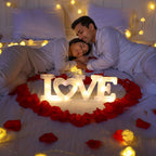 Battery Operated Heart Shaped LED Wall Light - Valentine's Day Decor
