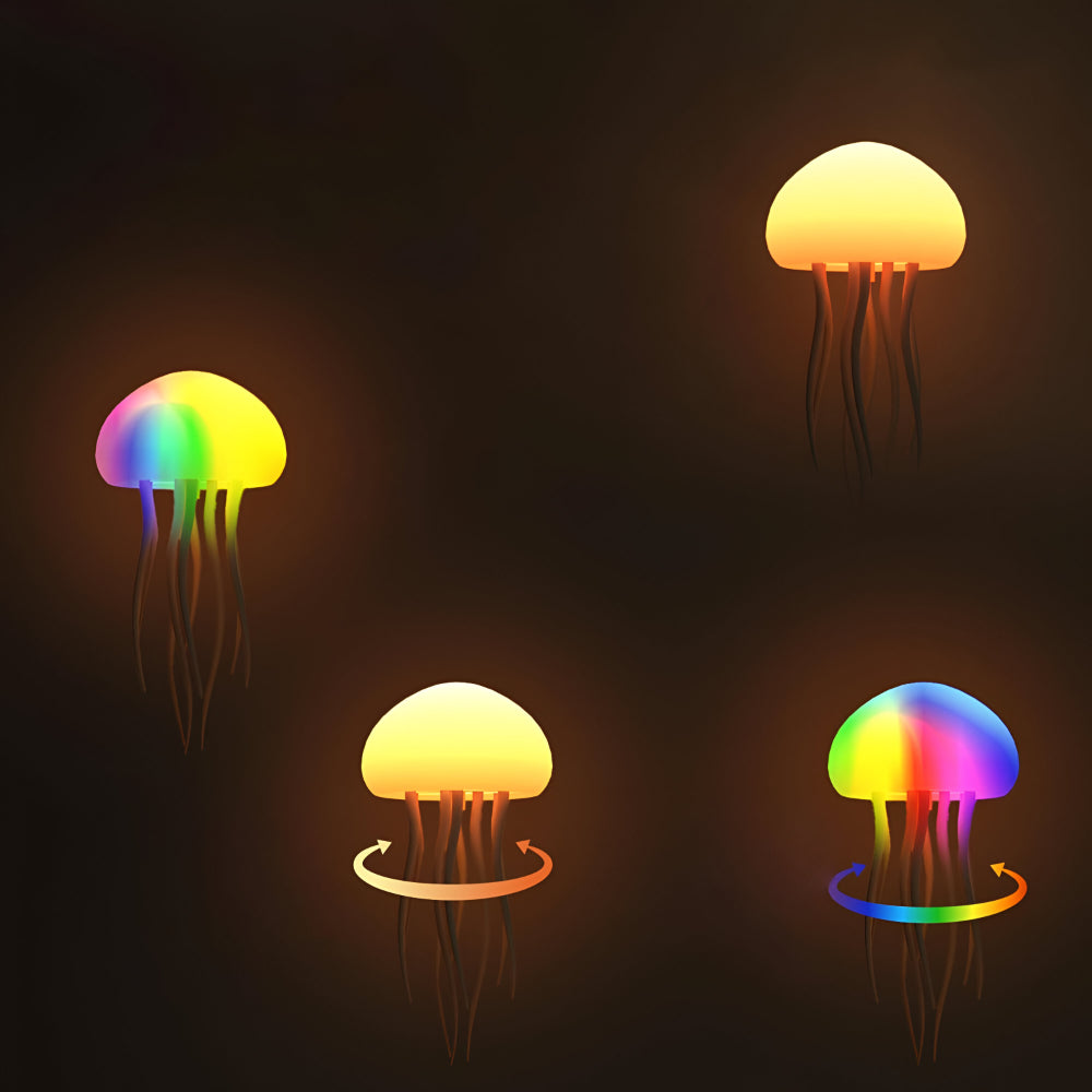 Jellyfish Design LED Mood Lamp – Ambient Night Light Decoration