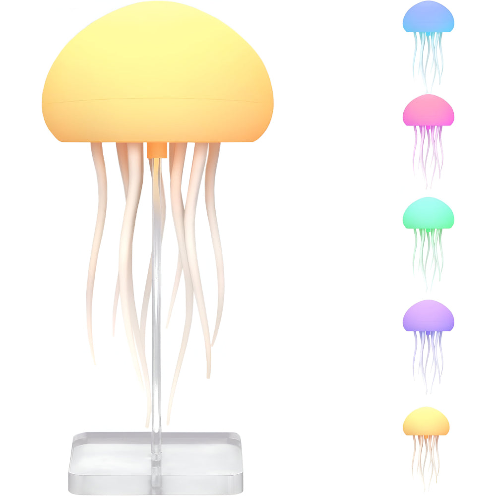 Jellyfish Design LED Mood Lamp – Ambient Night Light Decoration