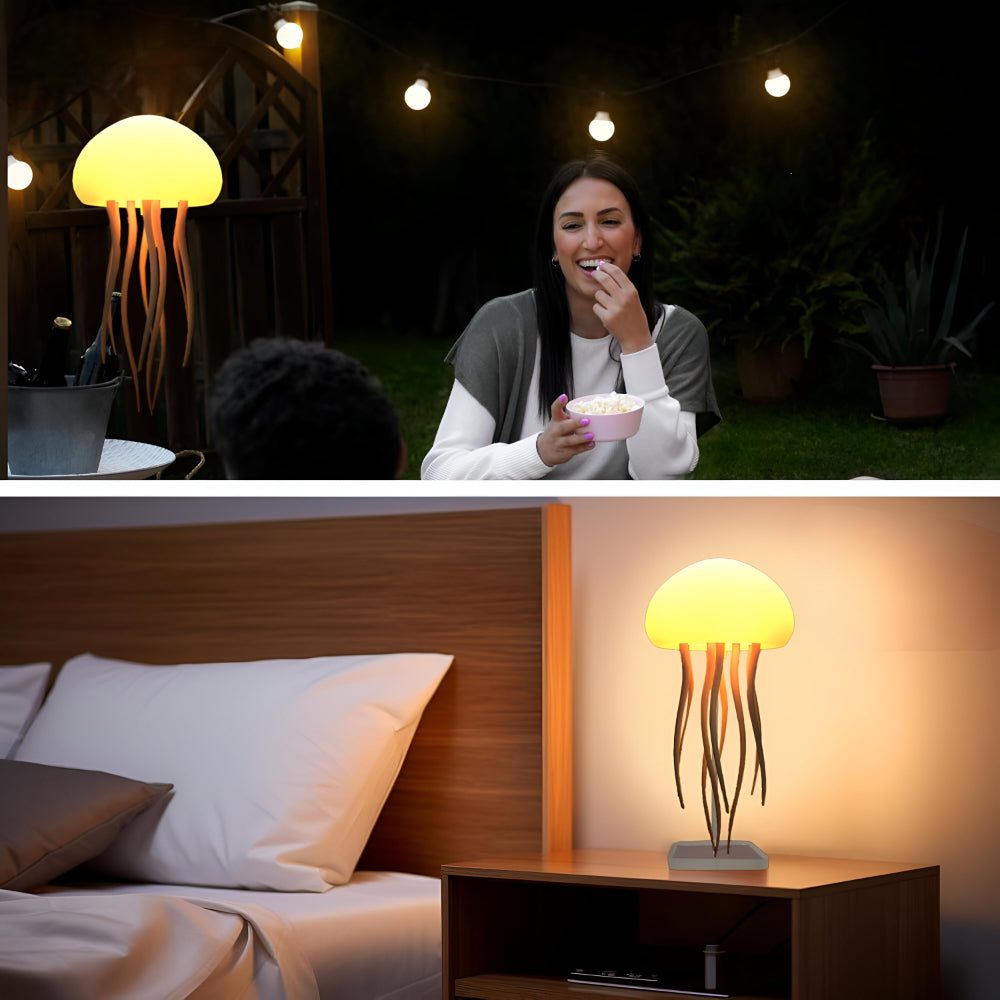 Jellyfish Design LED Mood Lamp – Ambient Night Light Decoration