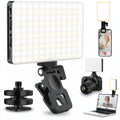 Adjustable LED Camera Light for Phones - Clip-On Selfie Illumination