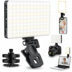 Adjustable LED Camera Light for Phones - Clip-On Selfie Illumination